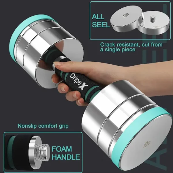 Dripex Adjustable Dumbbell Set